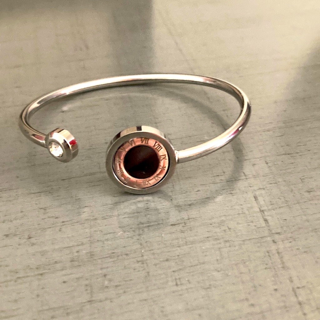 Reversible Stainless Steel Cuff Bracelet